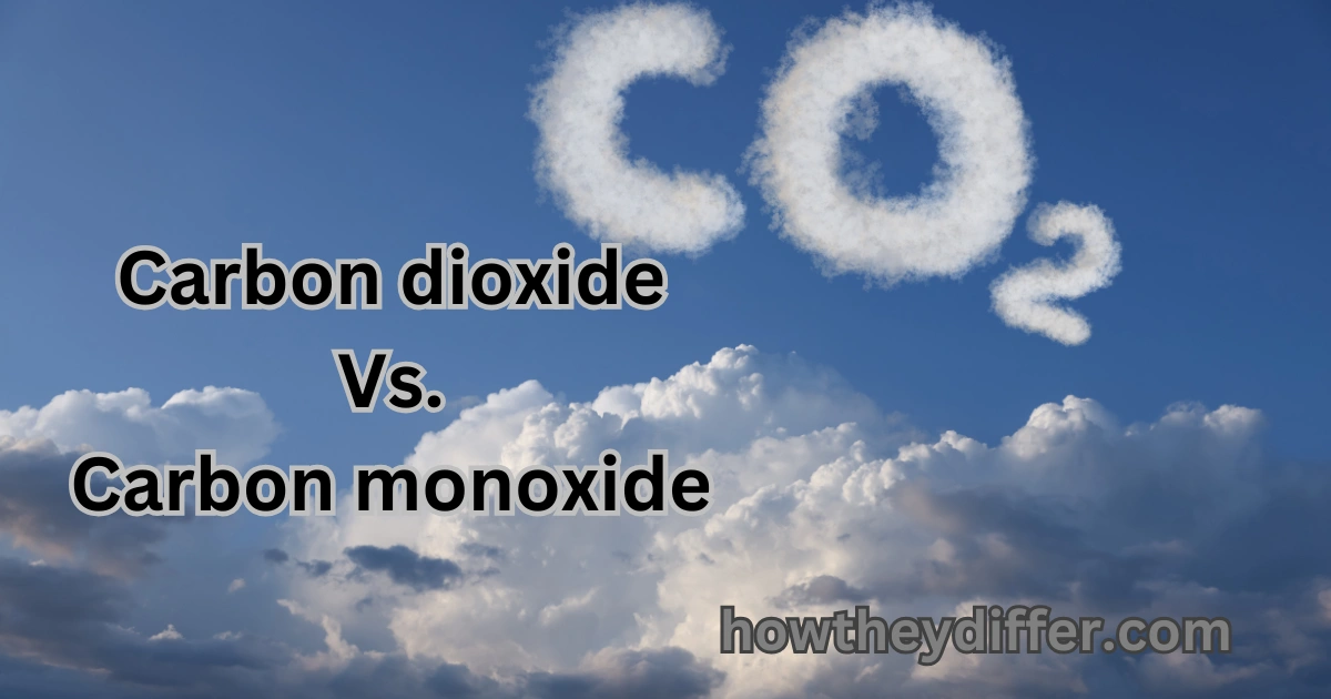 Carbon monoxide and Carbon dioxide