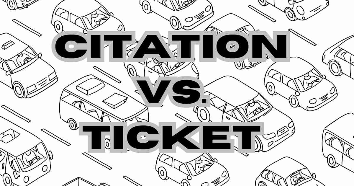 Citation and ticket